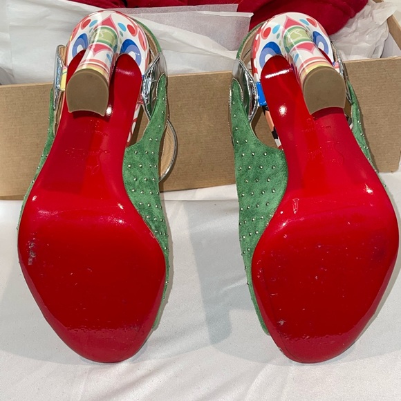 Christian Louboutin Loopinga Toe Plume 100 - Picture 6 of 12